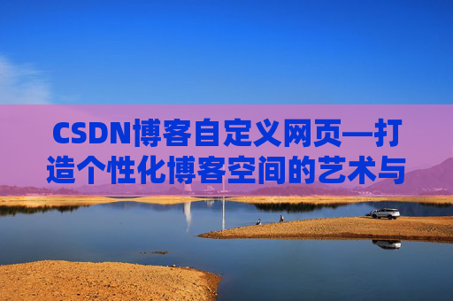 CSDN博客自定义网页—打造个性化博客空间的艺术与技巧